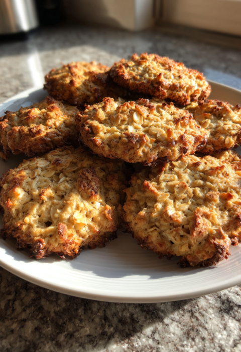 3 ingredient banana oat breakfast cookies