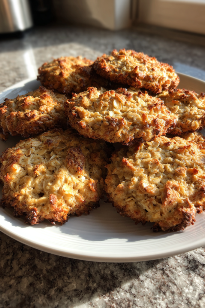 3 ingredient banana oat breakfast cookies