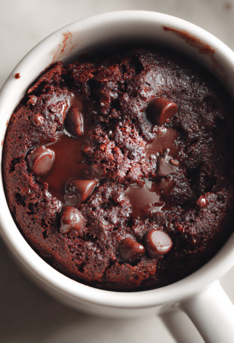 5 minute mug brownie no eggs