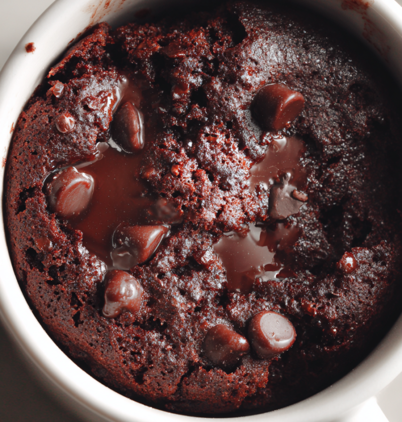 5 minute mug brownie no eggs