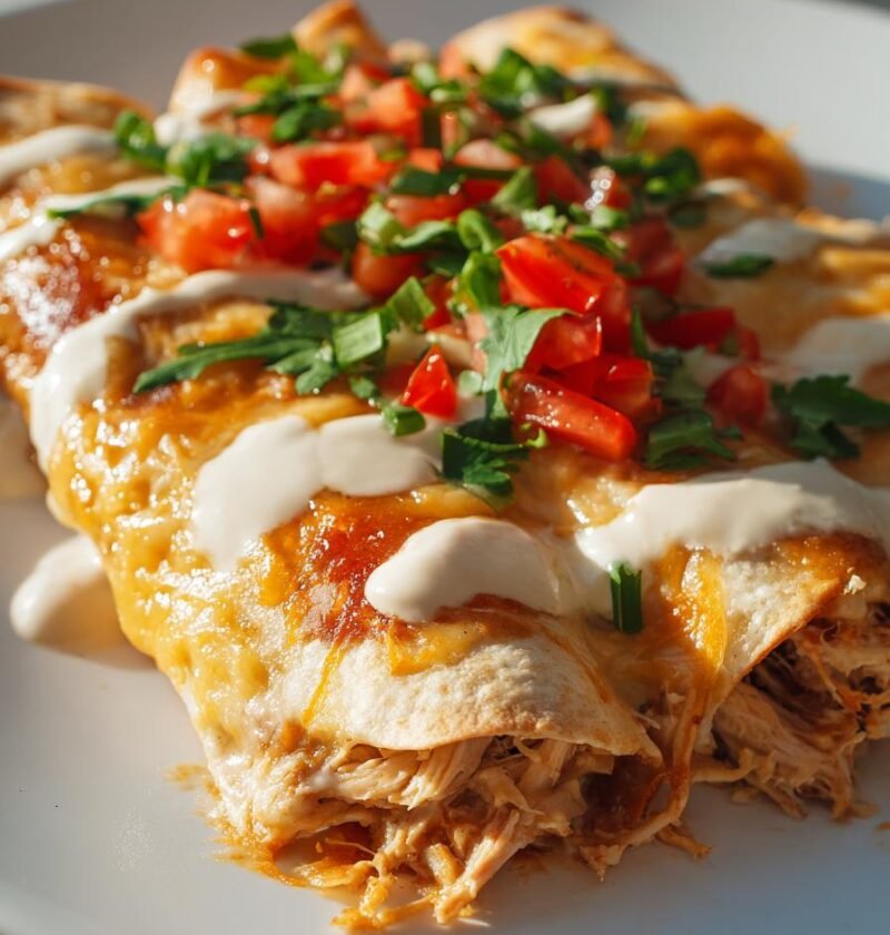 Chicken enchiladas