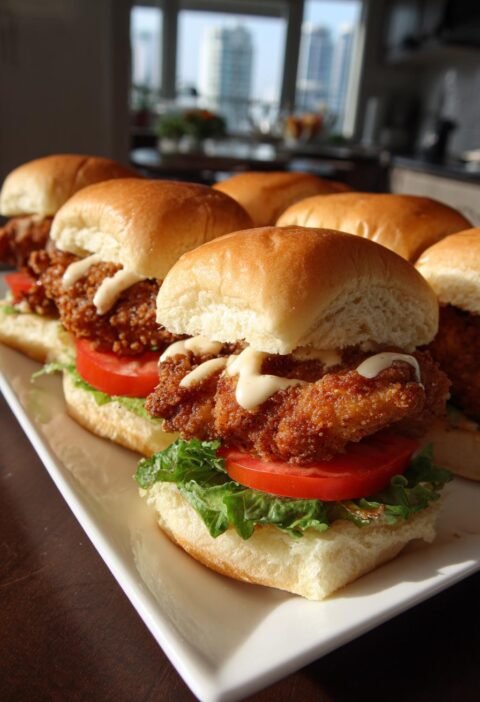 Chicken sliders