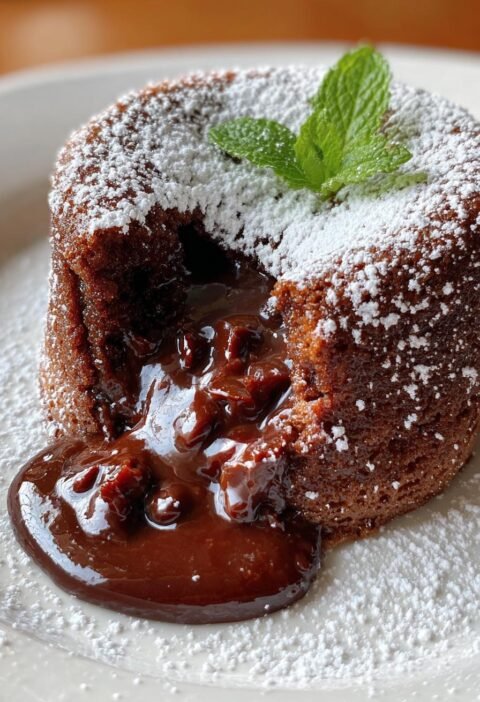 Chocolate lava cakes