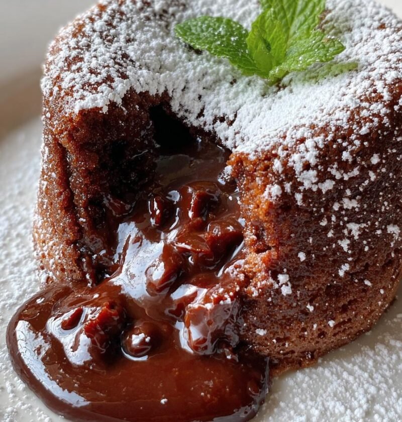 Chocolate lava cakes
