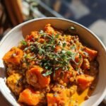 Air fryer stuffed dates with almond butter for a tasty treat!