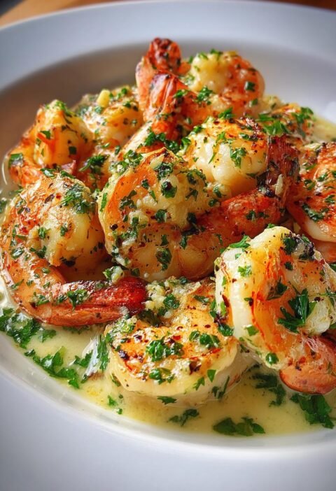 Garlic butter shrimp