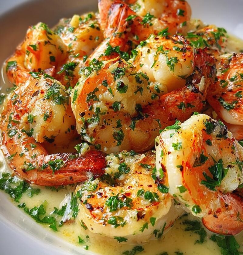 Garlic butter shrimp