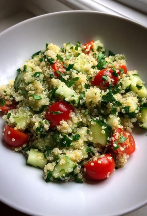 Low-Glycemic Mediterranean Quinoa Salad