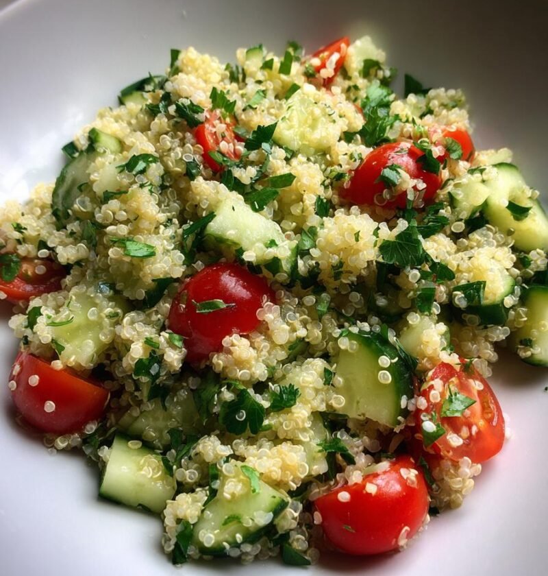 Low-Glycemic Mediterranean Quinoa Salad