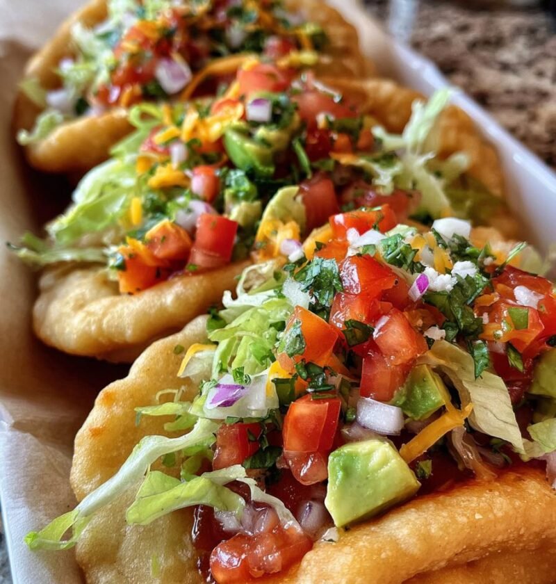 Navajo fry bread tacos