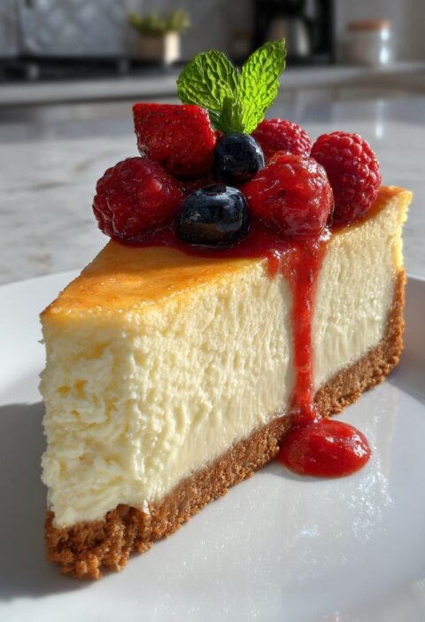 New York–style cheesecake