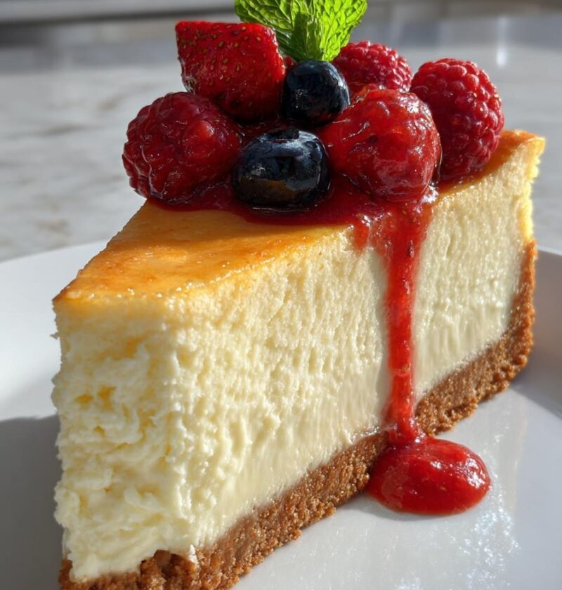 New York–style cheesecake