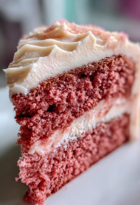 Pink velvet cake