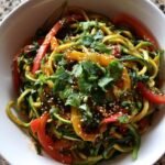 Sweet potato and black bean stuffed peppers delight your taste buds!