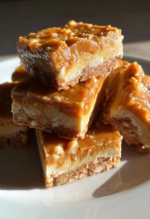no bake peanut butter yogurt bars