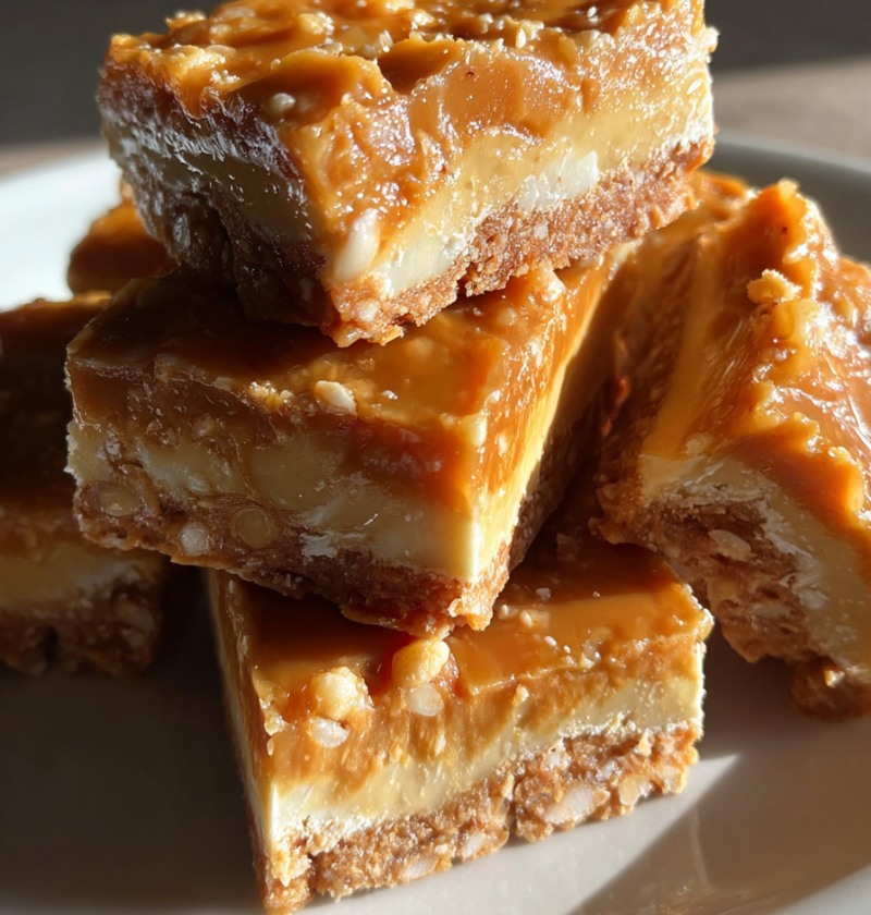 no bake peanut butter yogurt bars