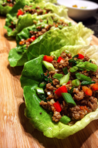 Healthy beef lettuce cups that are easy and delicious!