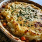 Healthy lentil vegetable shepherd pie