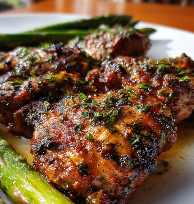 Lemon garlic chicken thighs healthy