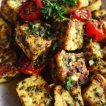 Mediterranean baked tofu