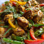 Sesame ginger chicken bowl