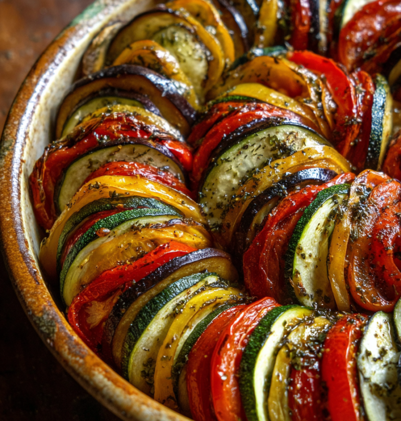 Vegetable ratatouille bowl